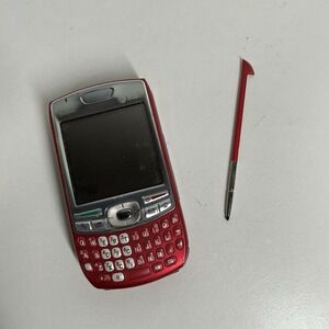 Retro Y2K Palm Treo 680 in Crimson/Red PDA Cell Phone Stylist Rare UNTESTED